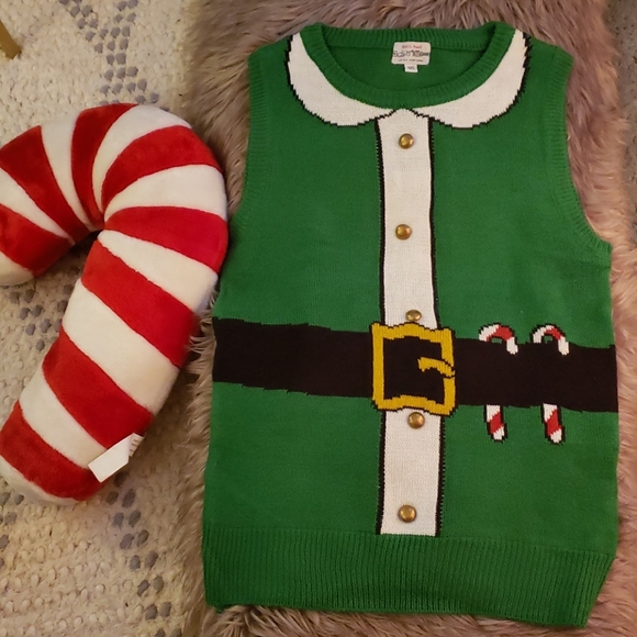 NWOT Christmas sweater vest - Picture 1 of 9